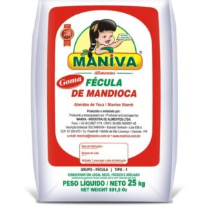 Fécula de mandioca 25kg