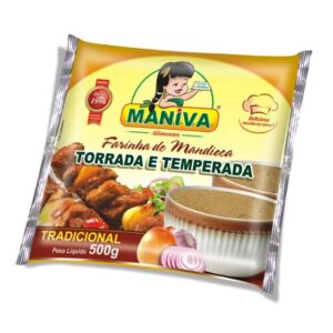 Farinha de Mandioca Torrada e Temperada 500g